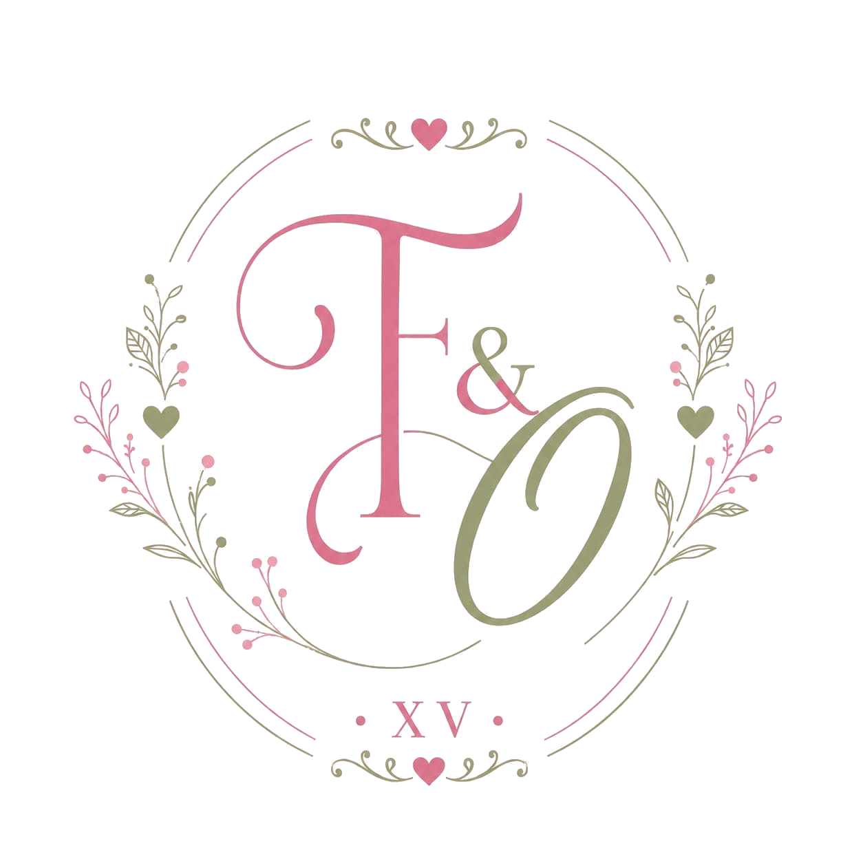 Monograma de Flávia e Otávio — XV